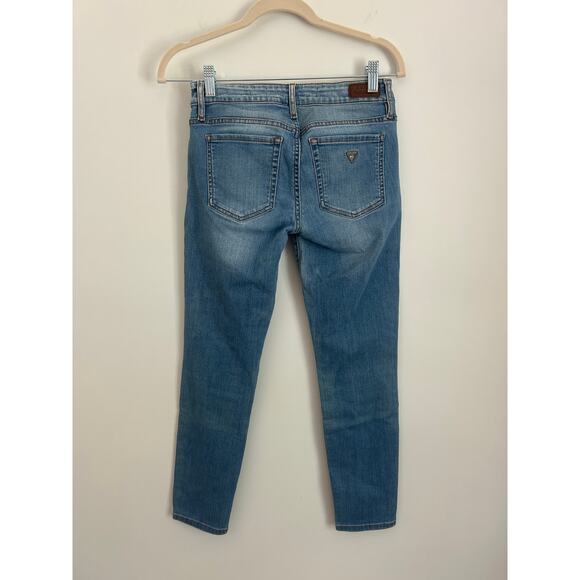 Guess Power Curvy Mid Jeans - Size 26 Light Wash Rare - Picture 6 of 8